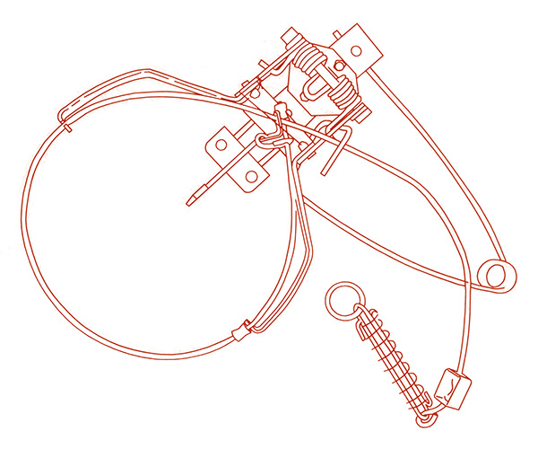 Collarum Lazo de captura para zorros y perros